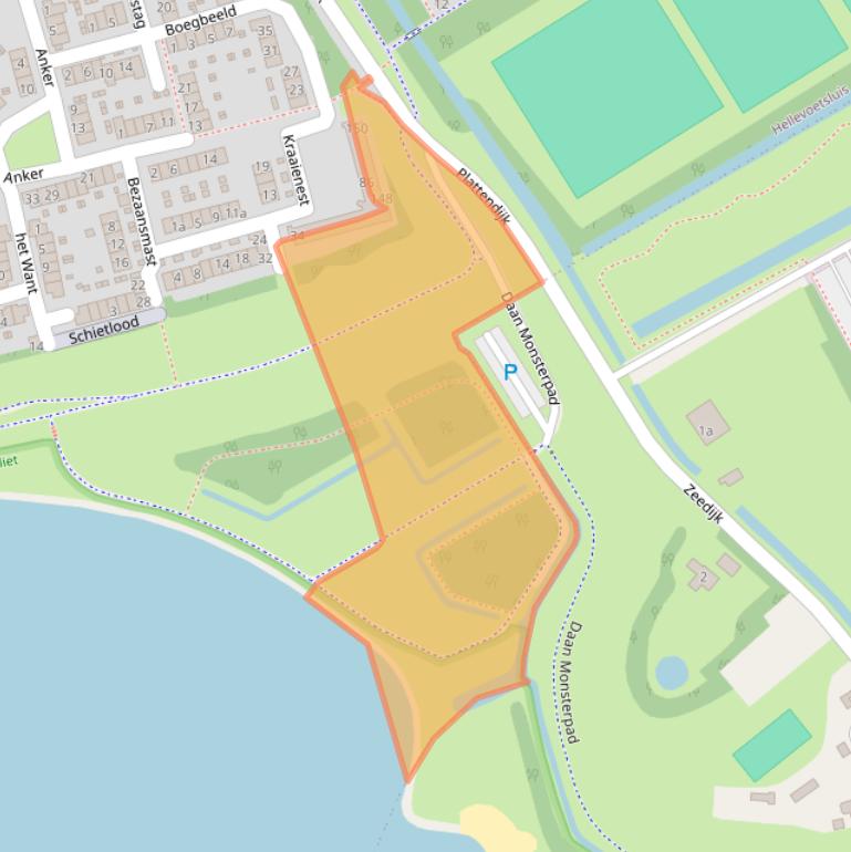 Kaart van postcodegebied 3224PM.