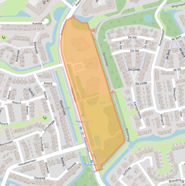 Kaart van postcodegebied 3224TT.