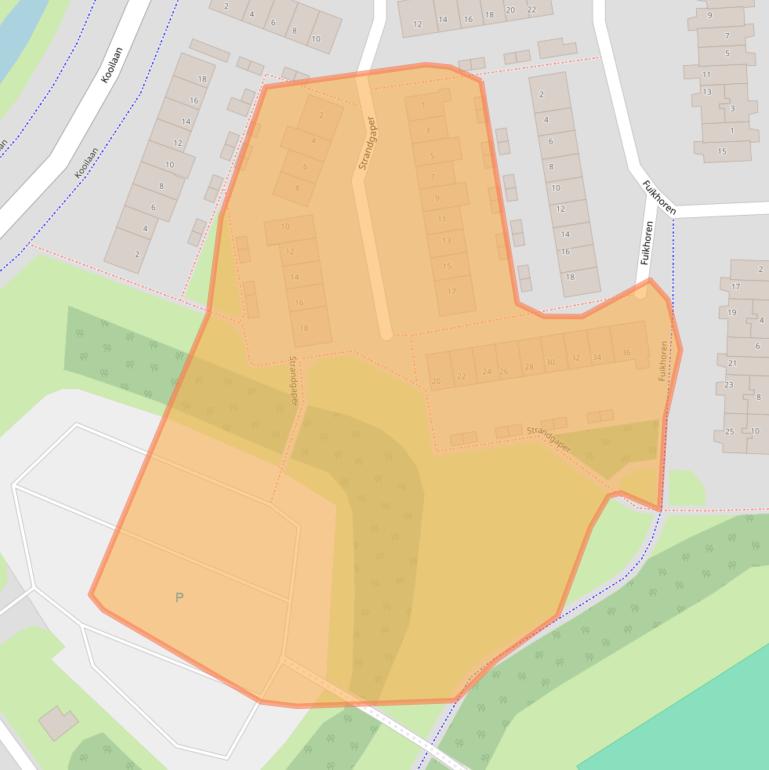 Kaart van postcodegebied 3225BT.