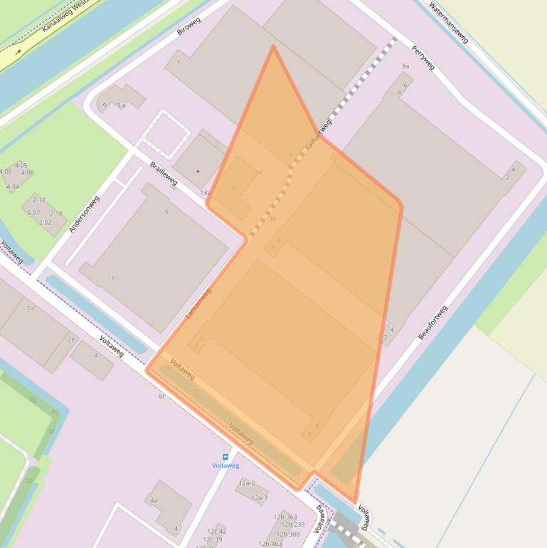 Kaart van postcodegebied 3225KD.