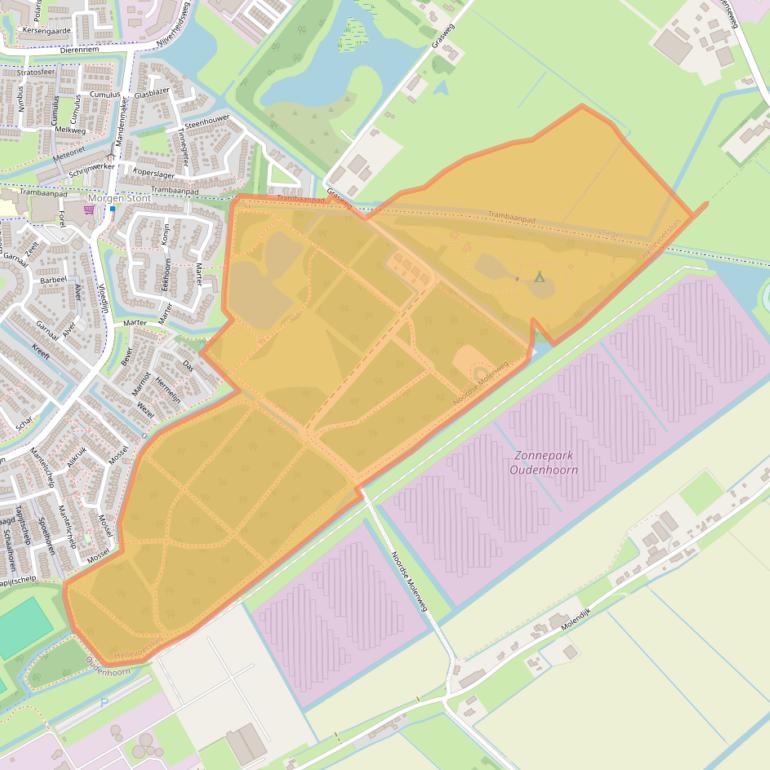 Kaart van postcodegebied 3225LG.