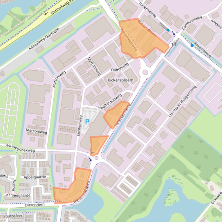 Kaart van postcodegebied 3225LL.