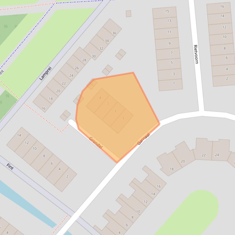 Kaart van postcodegebied 3225PE.