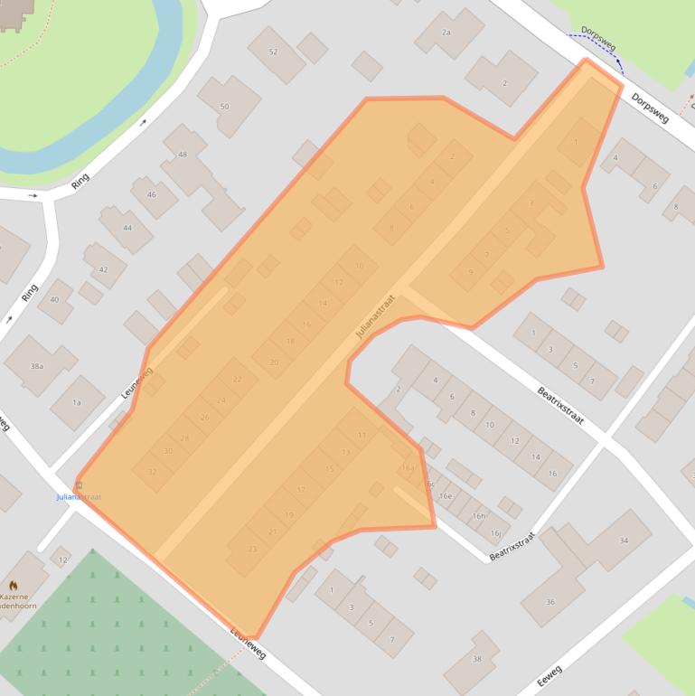 Kaart van postcodegebied 3227AL.