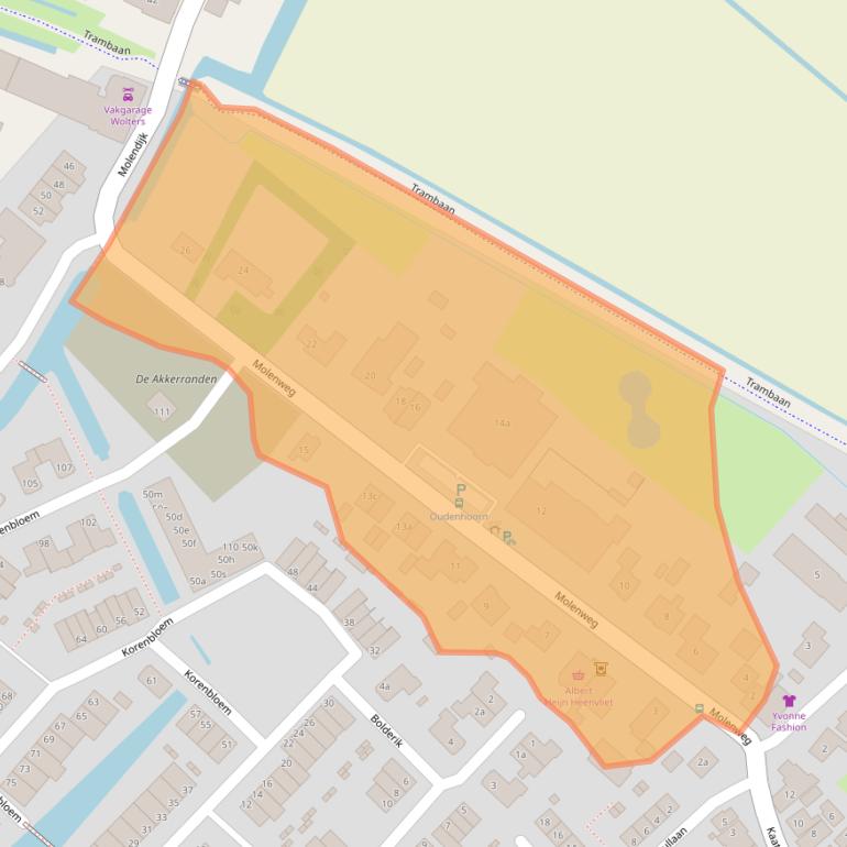 Kaart van postcodegebied 3227AR.