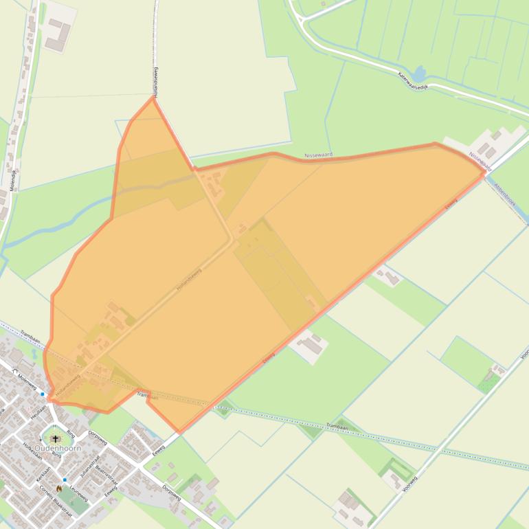 Kaart van postcodegebied 3227CB.