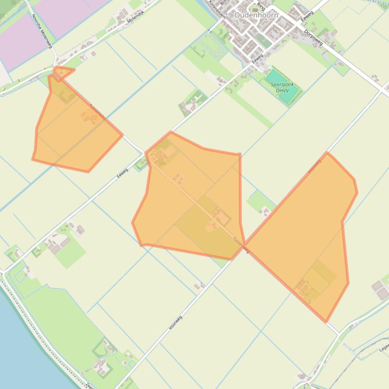 Kaart van postcodegebied 3227CH.