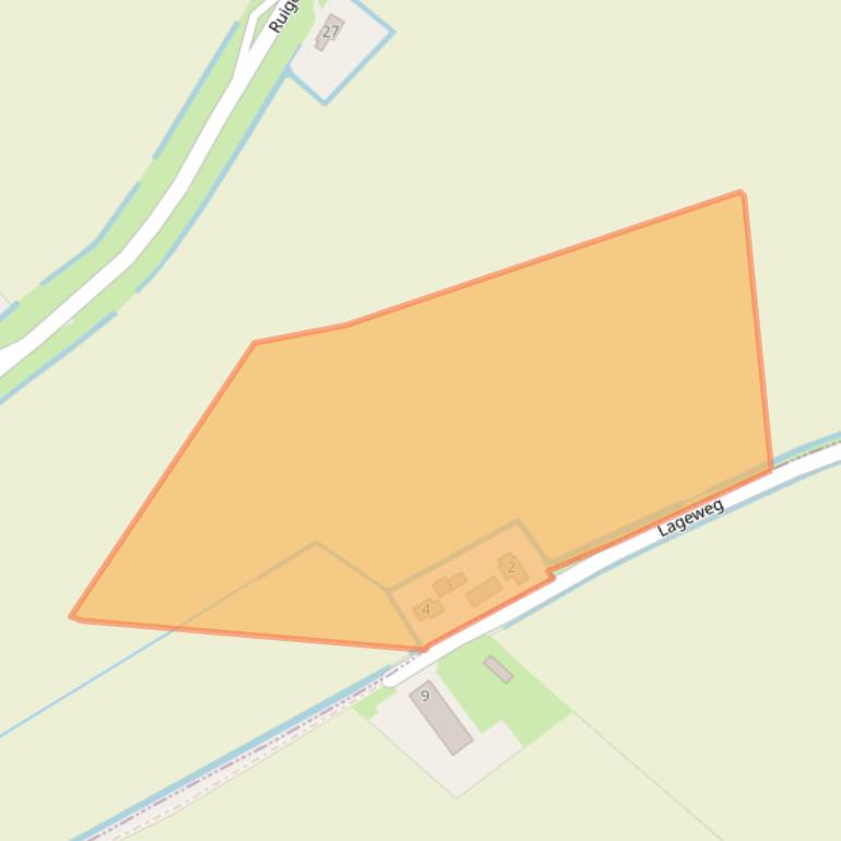 Kaart van postcodegebied 3227CL.