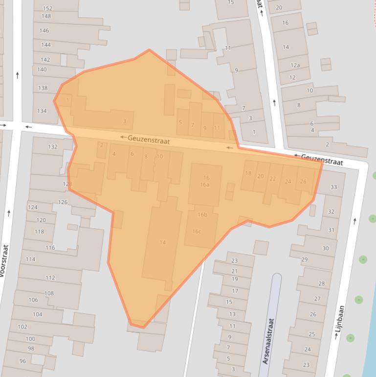 Kaart van postcodegebied 3231AD.