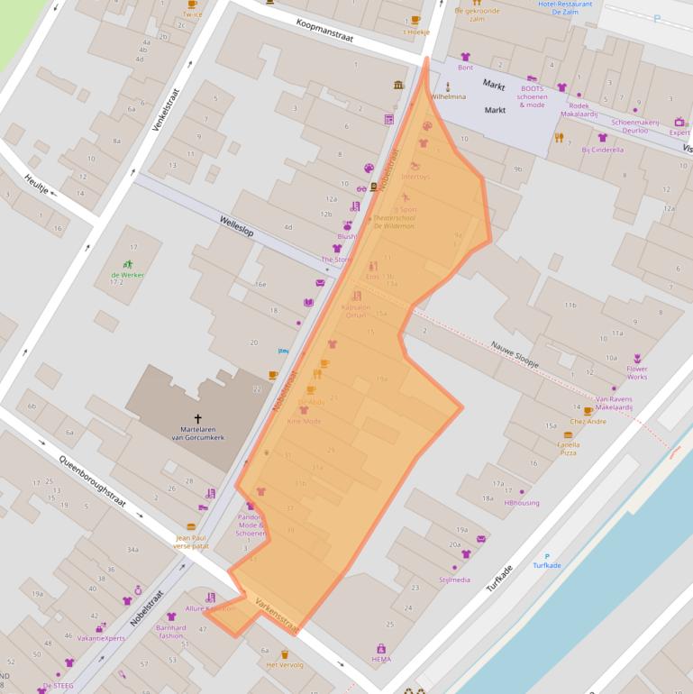 Kaart van postcodegebied 3231BA.