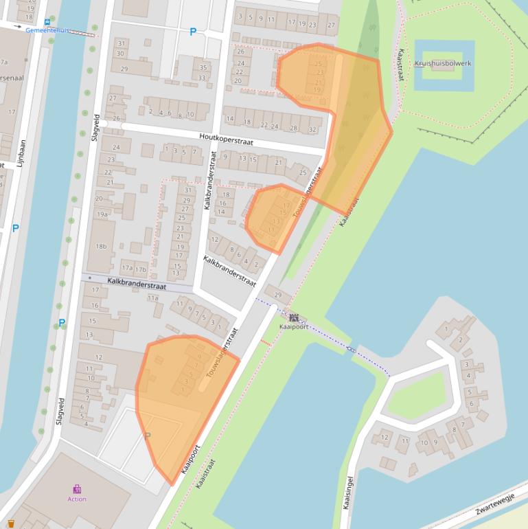 Kaart van postcodegebied 3231BV.