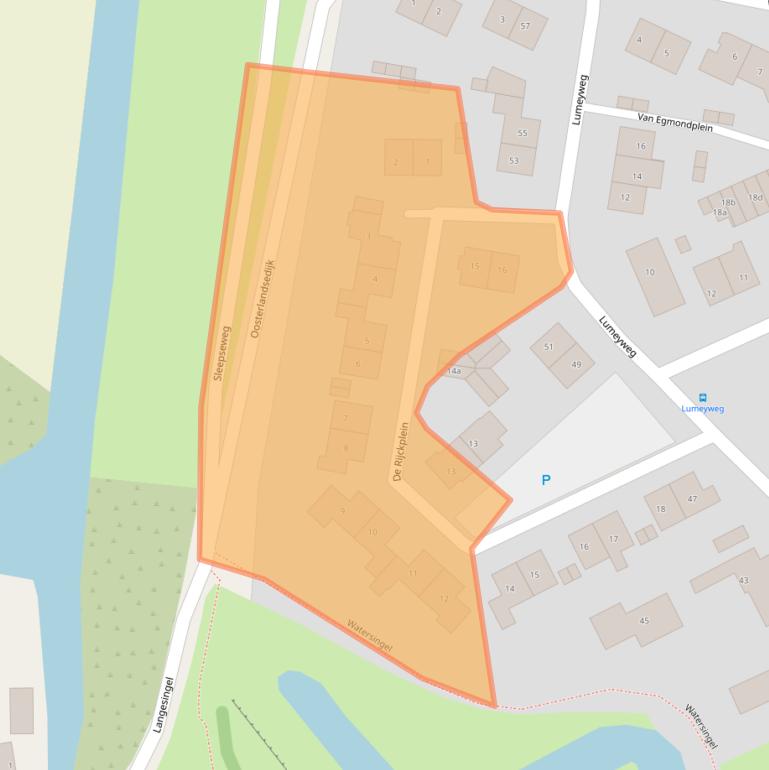 Kaart van postcodegebied 3231CA.