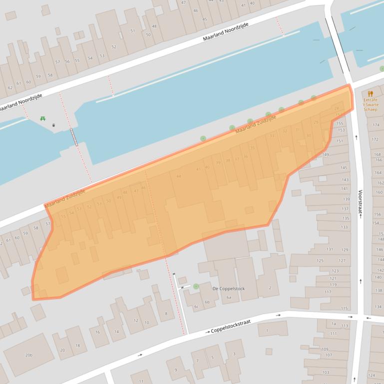 Kaart van postcodegebied 3231CK.