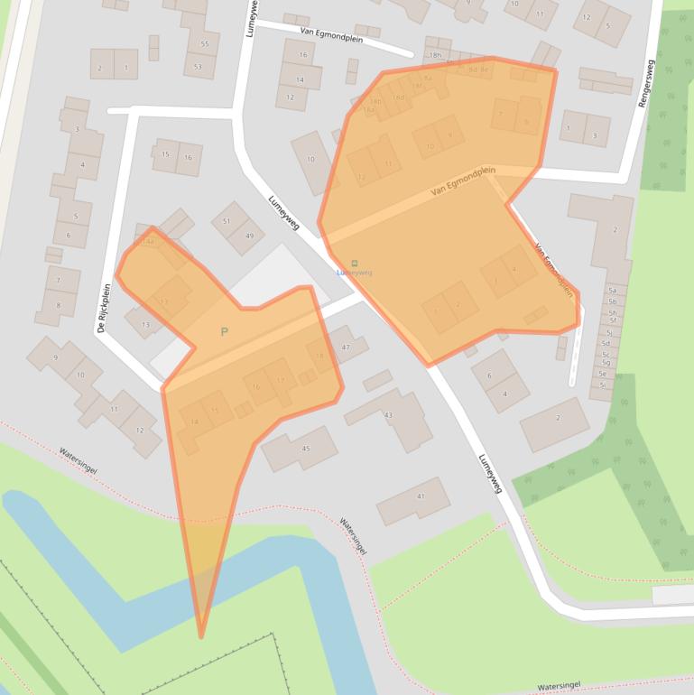 Kaart van postcodegebied 3231CV.