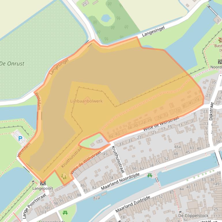 Kaart van postcodegebied 3231CZ.