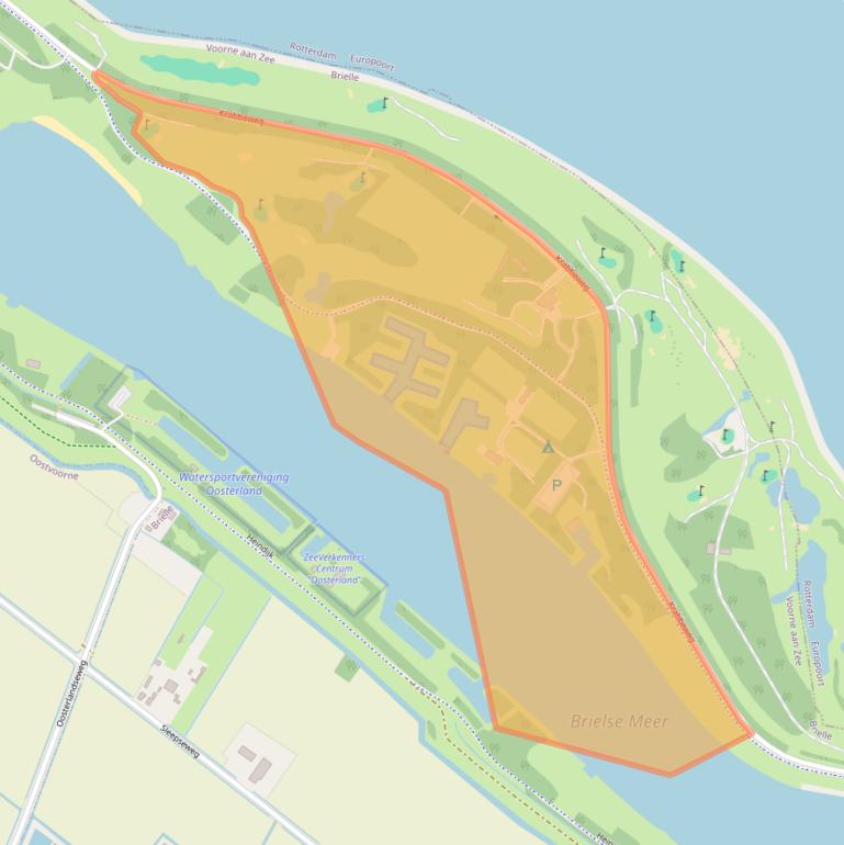 Kaart van postcodegebied 3231NB.