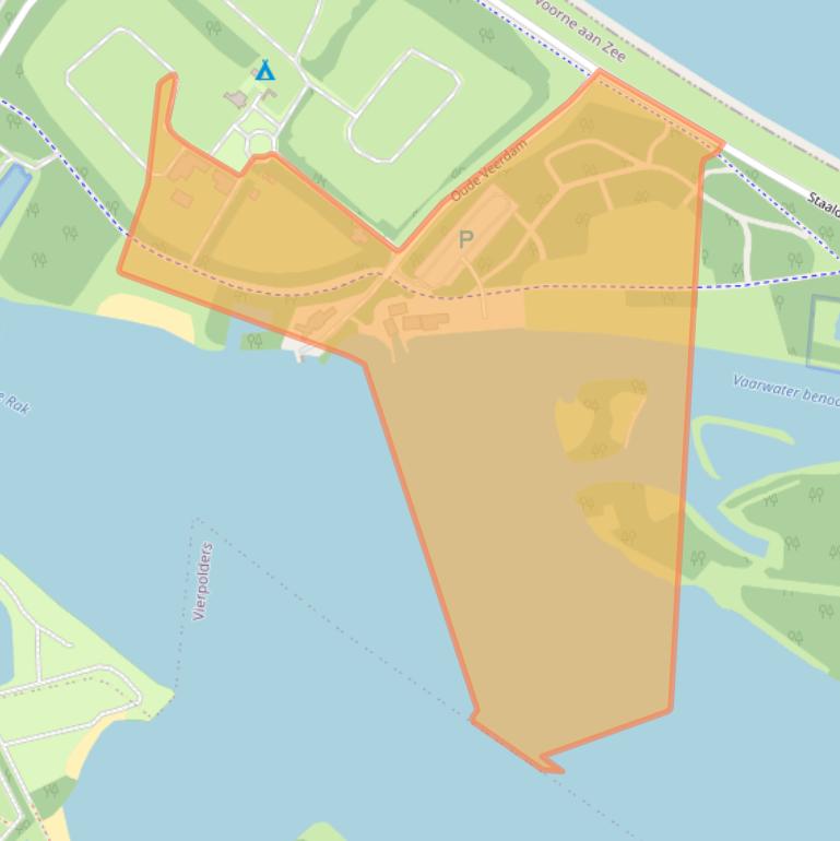 Kaart van postcodegebied 3231NC.