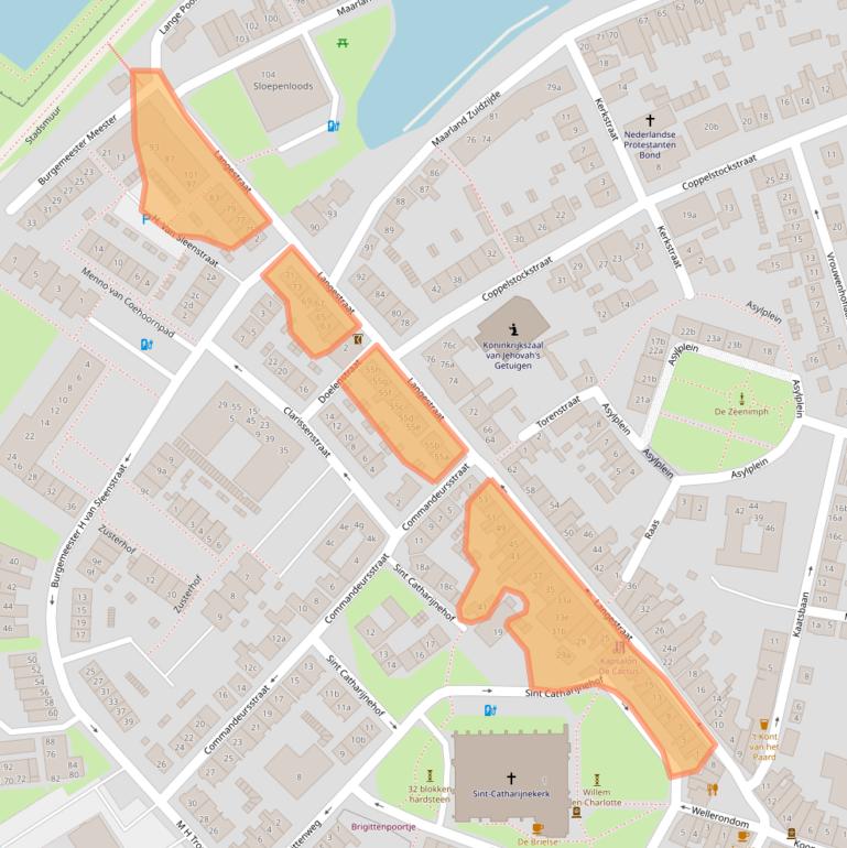 Kaart van postcodegebied 3231VH.