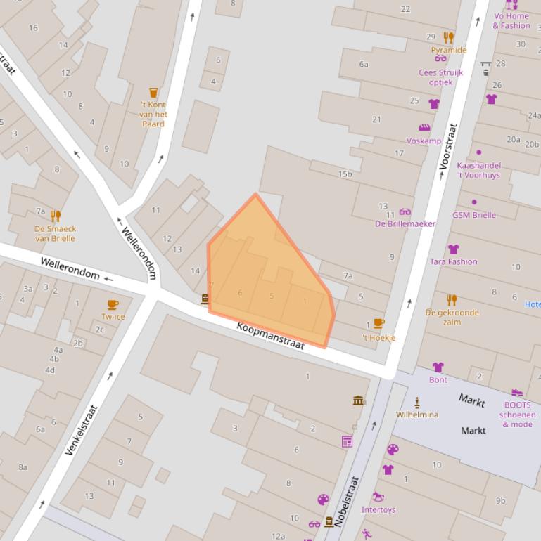 Kaart van postcodegebied 3231XM.