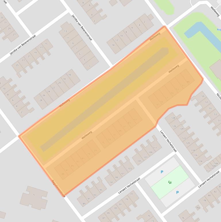 Kaart van postcodegebied 3232AV.