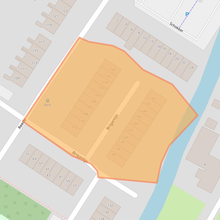 Kaart van postcodegebied 3232CG.