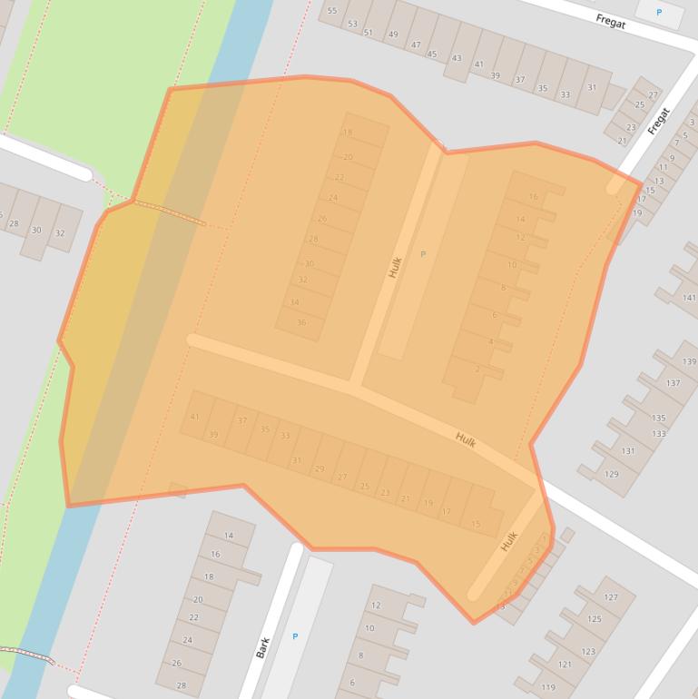Kaart van postcodegebied 3232CK.