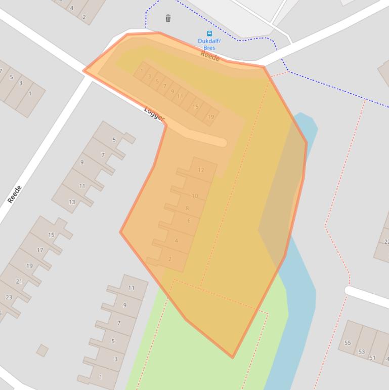 Kaart van postcodegebied 3232CP.