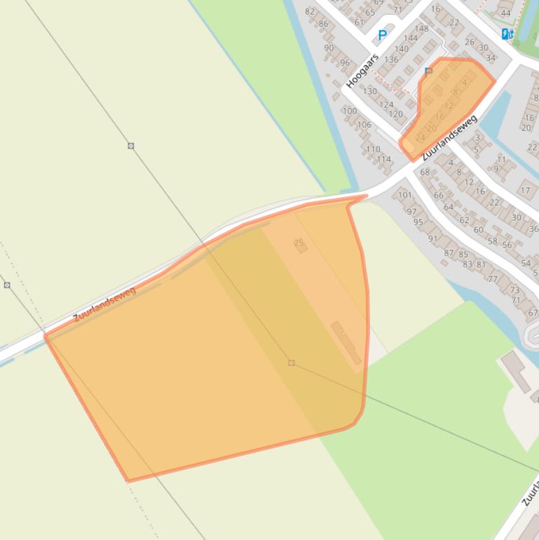 Kaart van postcodegebied 3232CX.