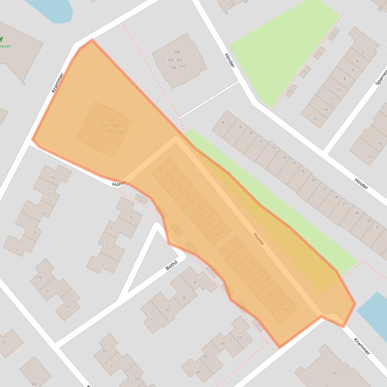 Kaart van postcodegebied 3232HD.