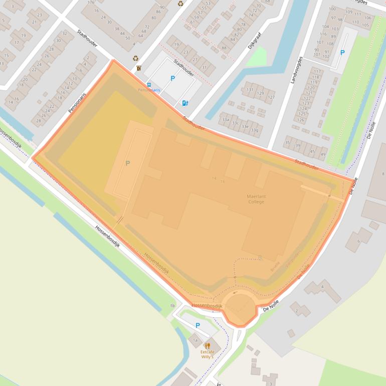 Kaart van postcodegebied 3232PX.