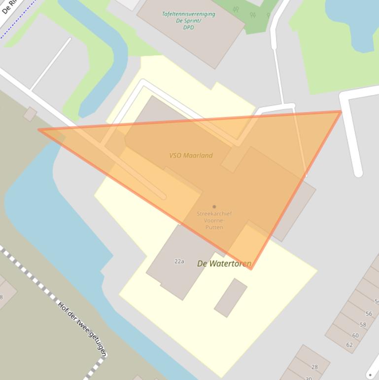 Kaart van postcodegebied 3232TR.