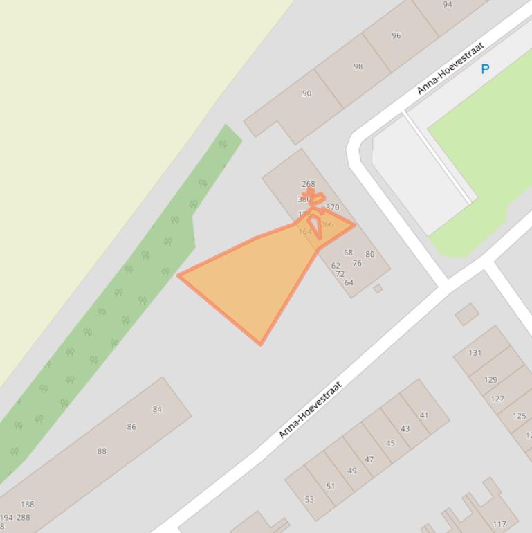 Kaart van postcodegebied 3232VE.