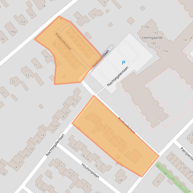 Kaart van postcodegebied 3233BG.