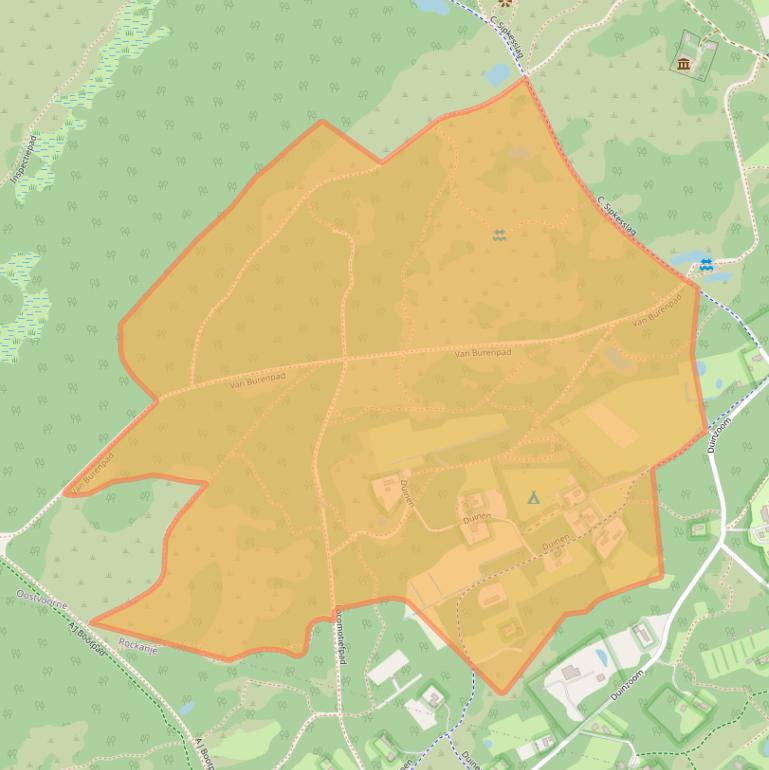 Kaart van postcodegebied 3233EA.