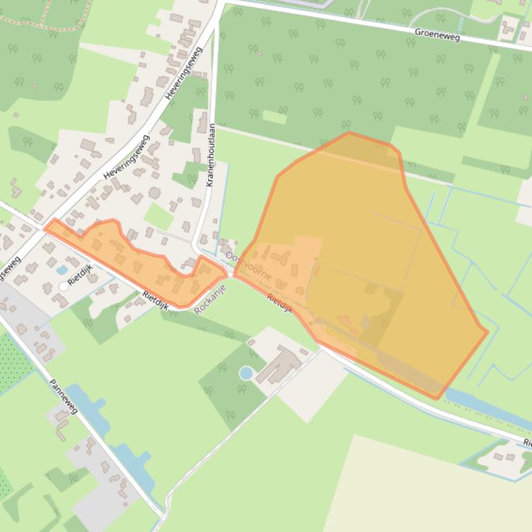 Kaart van postcodegebied 3233KE.