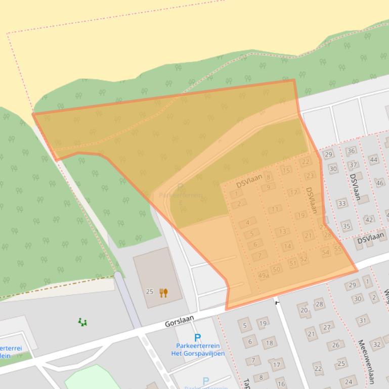 Kaart van postcodegebied 3233PA.