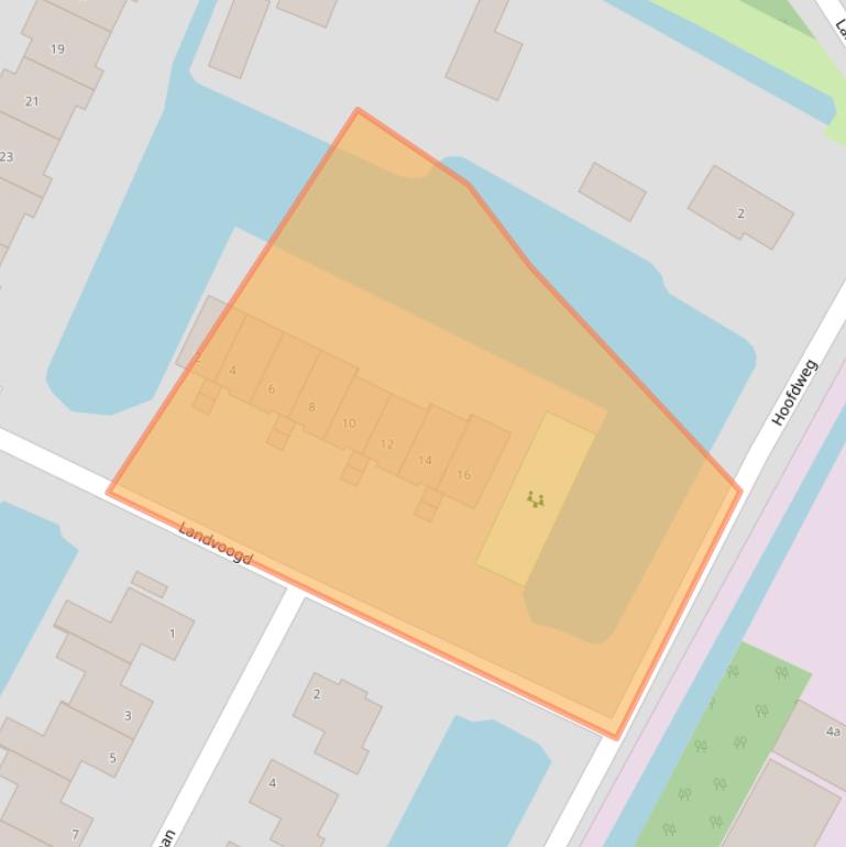 Kaart van postcodegebied 3233RR.