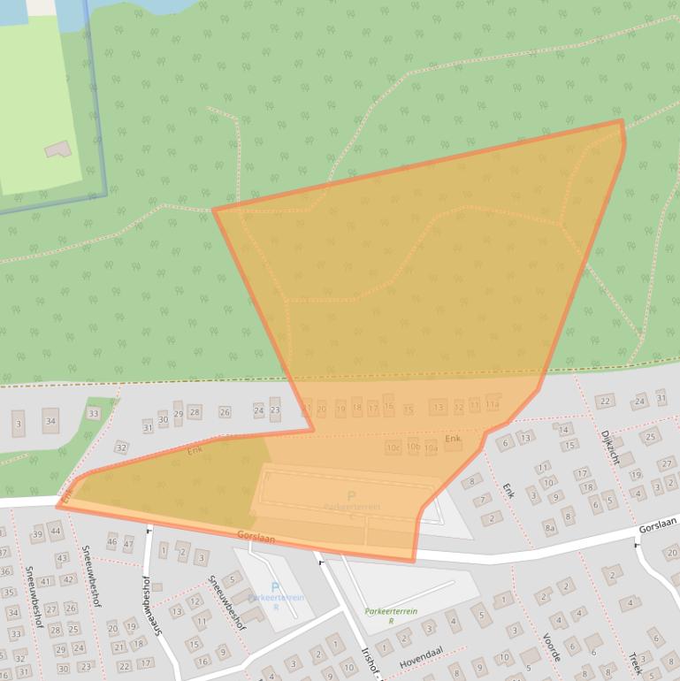 Kaart van postcodegebied 3233WN.