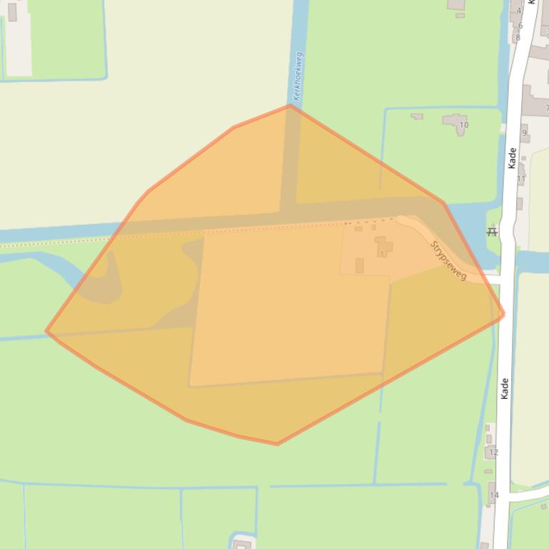 Kaart van postcodegebied 3234KK.