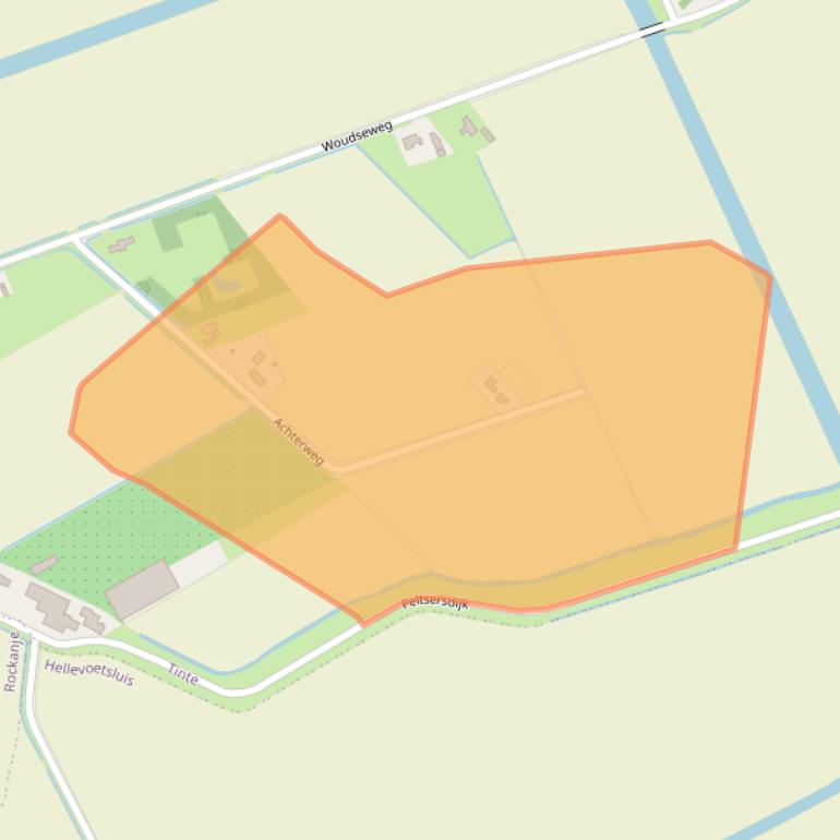 Kaart van postcodegebied 3234LA.