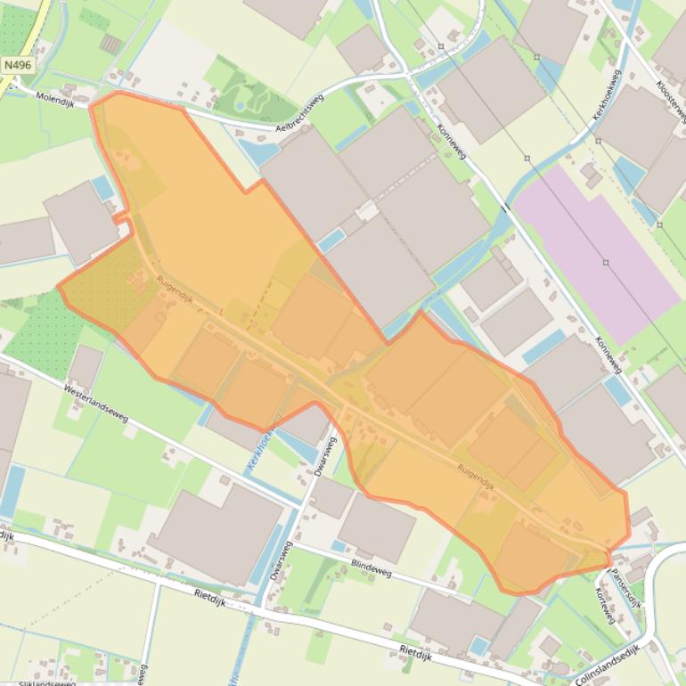 Kaart van postcodegebied 3234LC.