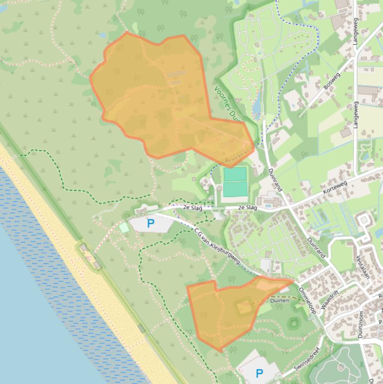 Kaart van postcodegebied 3235CB.