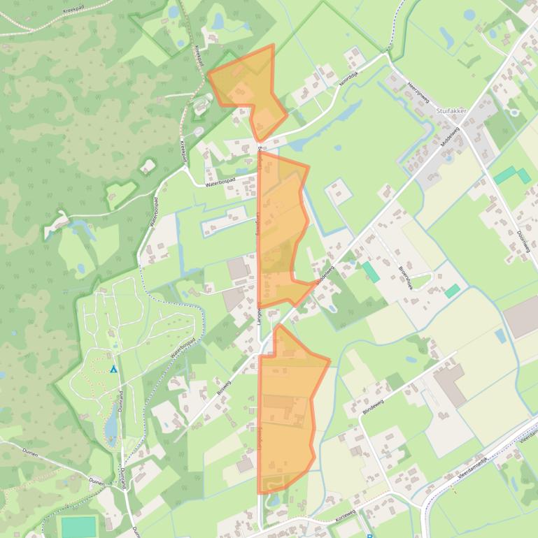 Kaart van postcodegebied 3235CK.