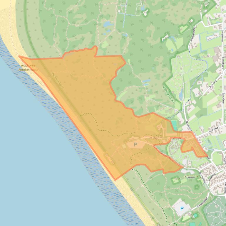 Kaart van postcodegebied 3235CR.