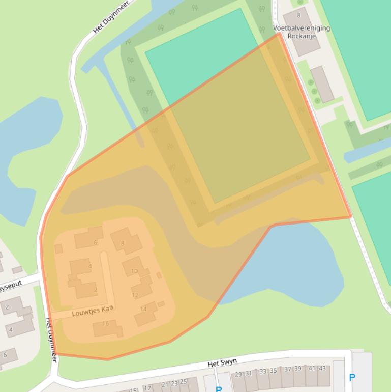 Kaart van postcodegebied 3235DC.