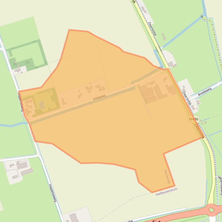 Kaart van postcodegebied 3235KE.