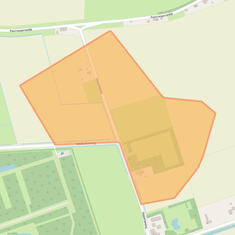 Kaart van postcodegebied 3235KG.