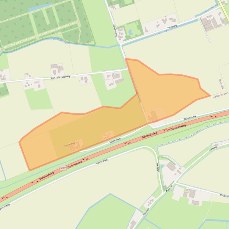 Kaart van postcodegebied 3235KX.