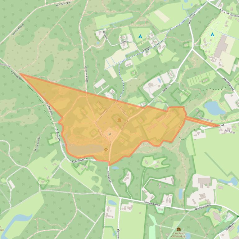 Kaart van postcodegebied 3235NK.