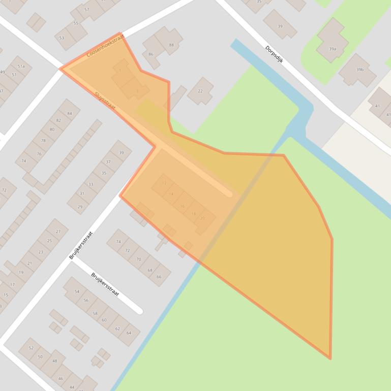 Kaart van postcodegebied 3237AT.